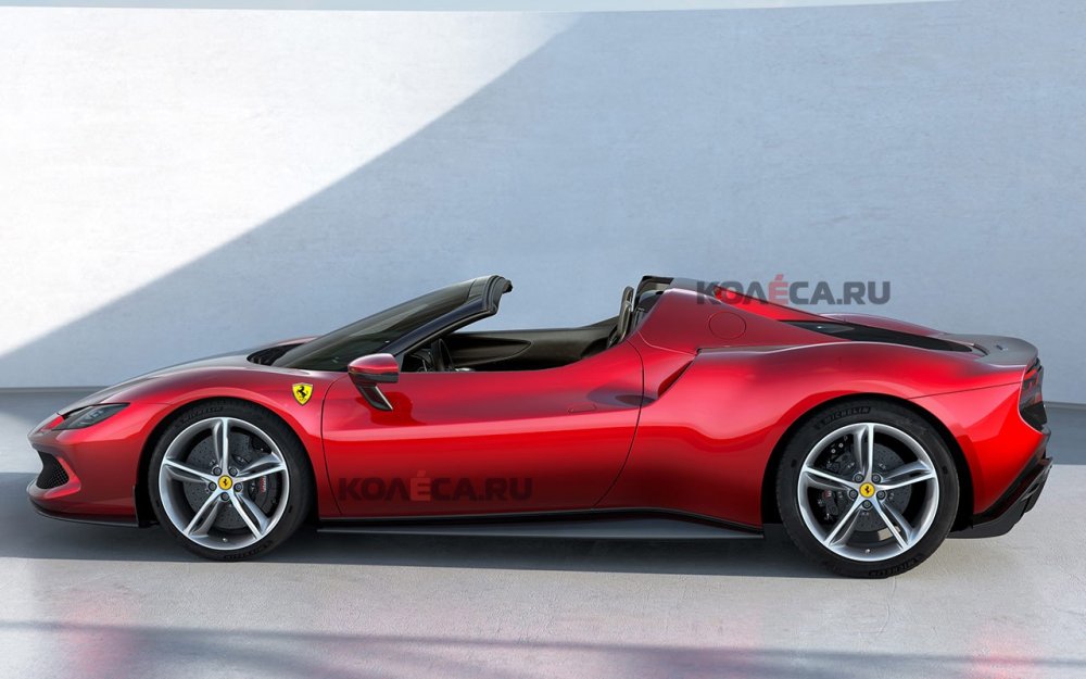 Ferrari может представить 296 GTB Spider: первое изображение спорткара - «Ferrari»