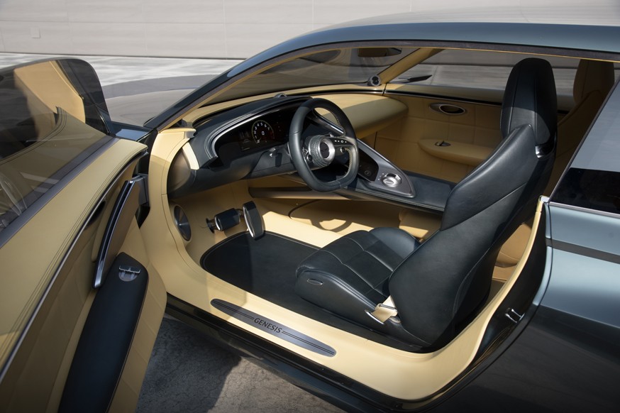 Genesis рассекретил интерьер X Speedium Coupe: асимметричный салон ориентирован на водителя - «Genesis»