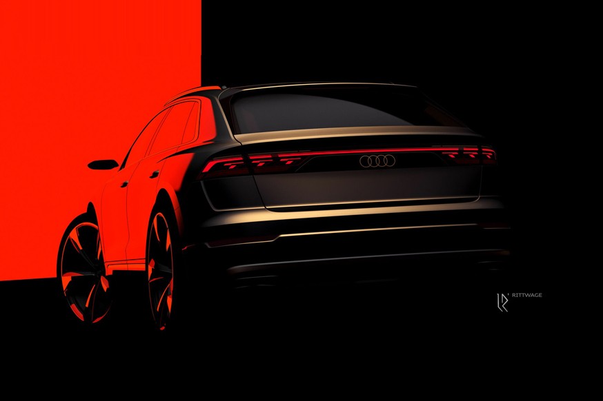 Обновлённый Audi Q8 показался на тизере в преддверии скорой премьеры - «Audi»