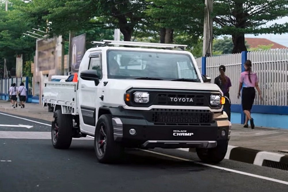 Дешевле УАЗа: серийный грузовичок Toyota Hilux Champ дебютировал в Таиланде - «Toyota»