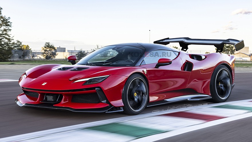 Новый гиперкар Ferrari: первые изображения - «Ferrari»