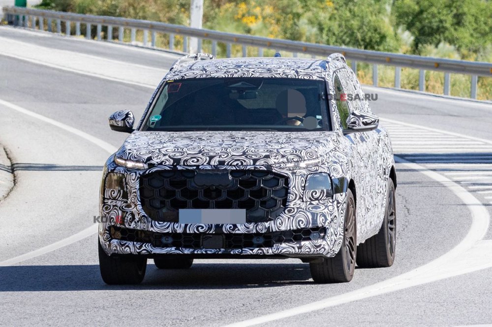 Новый флагманский кроссовер Audi Q9 проехался на камеру - «Audi»