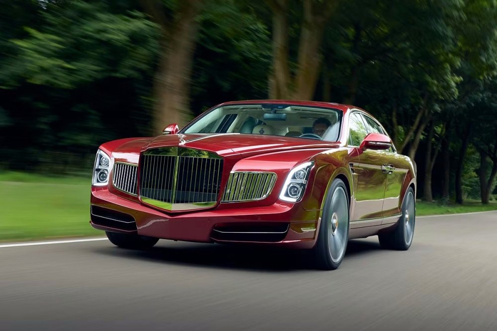 Packard Excellence: помпезный седан на базе старого Bentley Flying Spur - «Bentley»