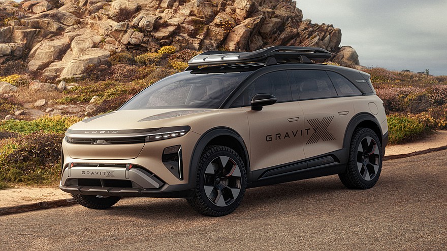 Приключенческий концепт Lucid Gravity X: готов к путешествиям по дорогам и за их пределами - «Lucid Motors»