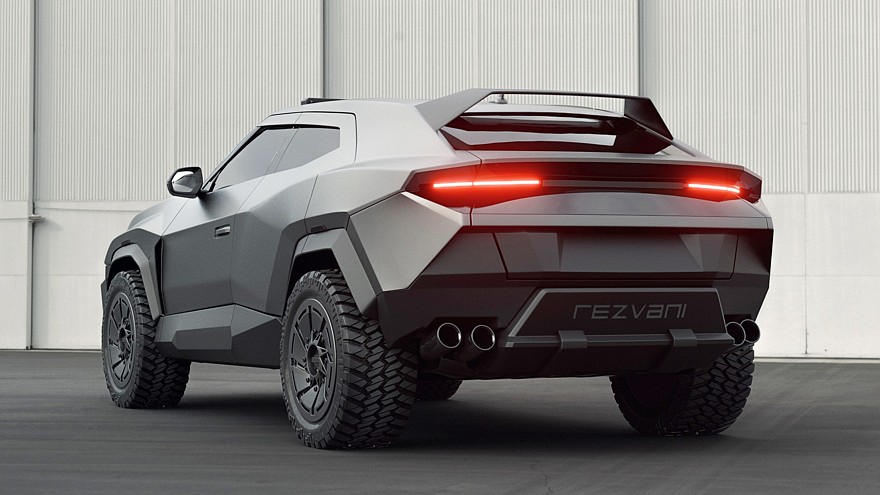 Rezvani Knight: одетый в рыцарские доспехи Lamborghini Urus с форсированным мотором - «Rezvani»