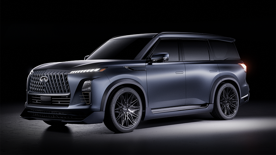Внедорожник Infiniti QX80 «оброс» парой концептов с приставками Track и Terrain - «Infiniti»