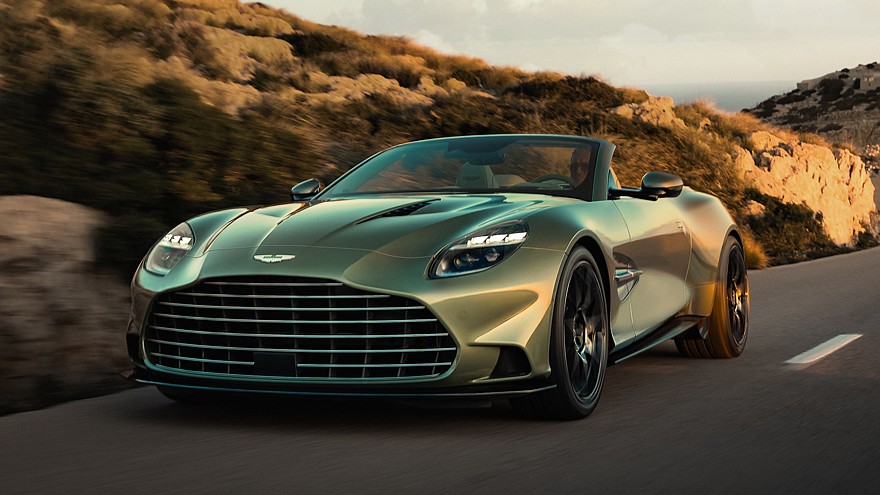 Aston Martin рассекретил Vanquish Volante с открытым верхом и битурбомотором V12 - «Aston Martin»