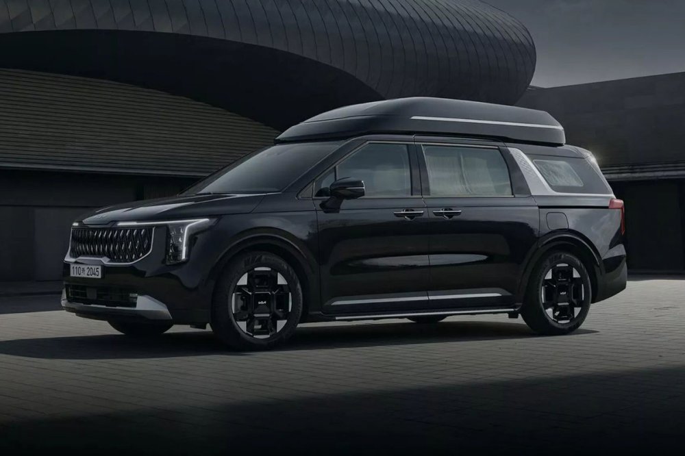 Kia обновила роскошный минивэн Carnival Hi Limousine, цены известны - «Kia»