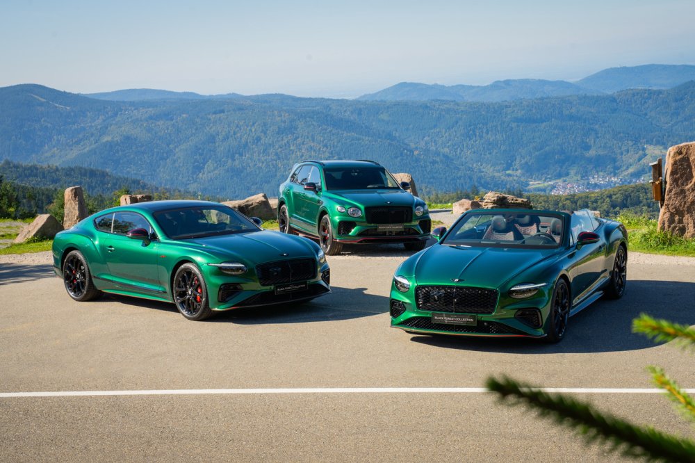 Bentley Bentayga, Continental GT и Continental GTC обзавелись спецверсией Black Forest - «Bentley»