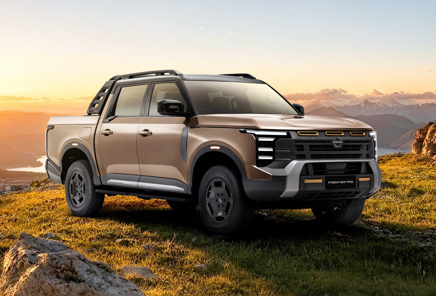 Глобальный пикап Nissan Frontier Pro из Китая: бензин, дизель и гибрид - «Dongfeng»