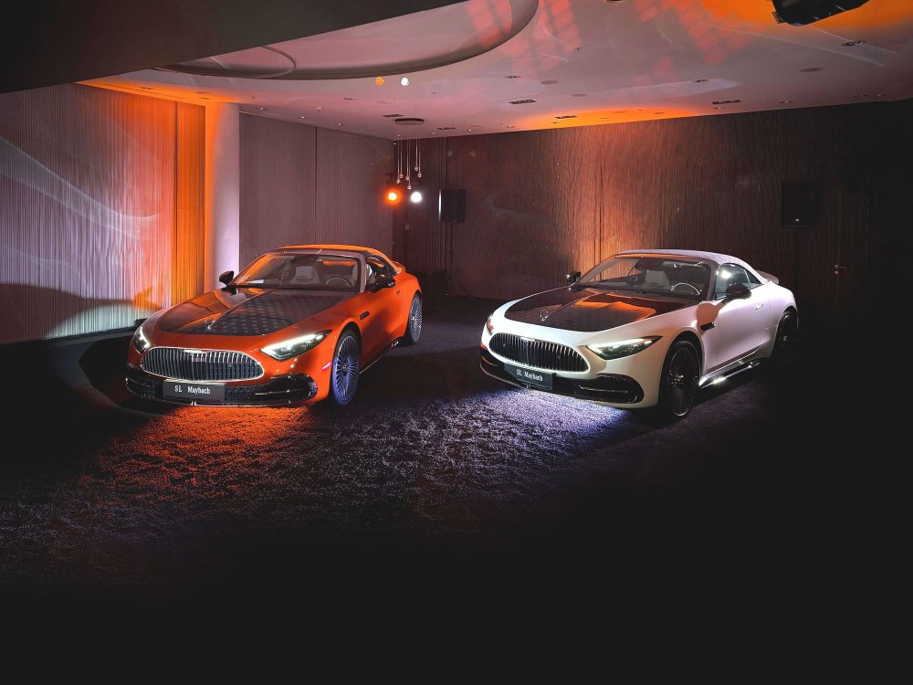 Красное и белое: первый обзор Mercedes-Maybach SL 680 - «Mercedes-Maybach»