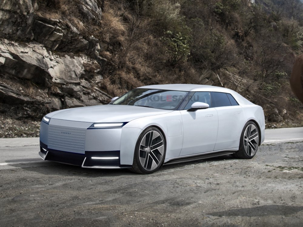 Новый флагманский седан Jaguar: первые изображения - «Jaguar»