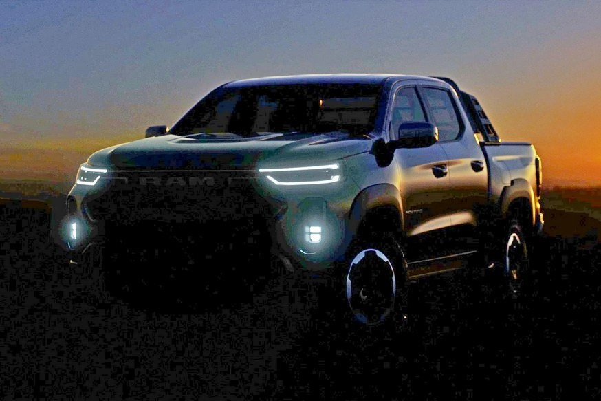 Пикап Ram Dakota, ещё один родственник Fiat, Peugeot и Changan: засвечена серийная версия - «Ram»