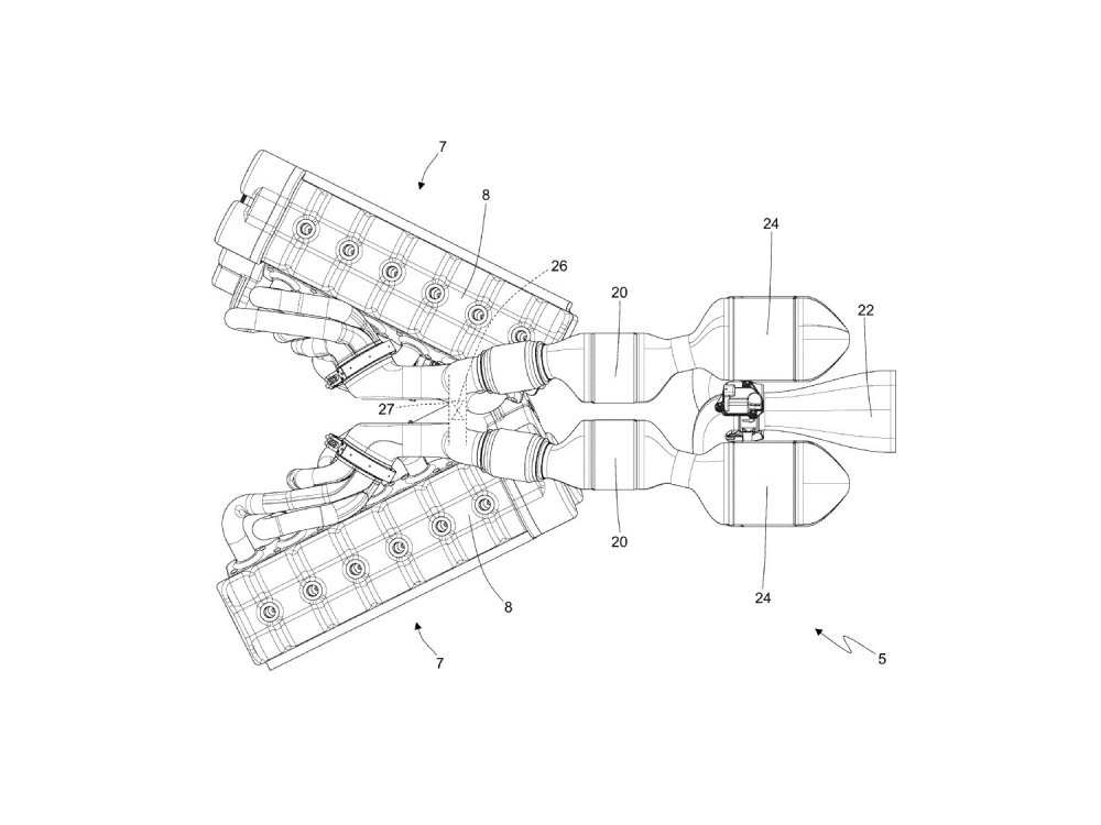 Ferrari патентует очень странный двигатель V12 для гибридных суперкаров - «Ferrari»