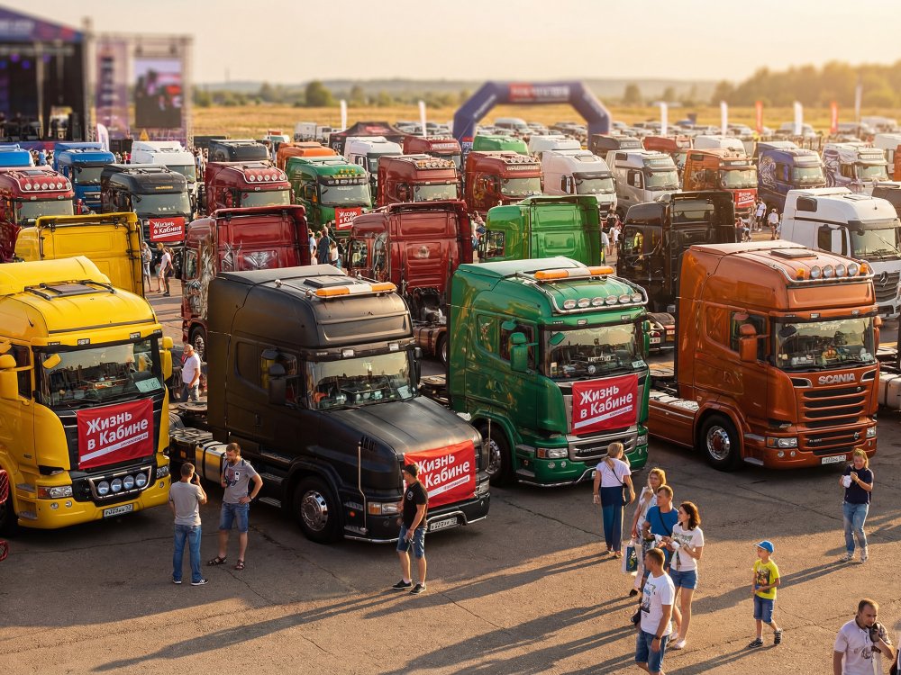 С мая по сентябрь в России пройдет серия фестивалей грузовой техники «Жизнь в Кабине» - «Грузовики и автобусы»