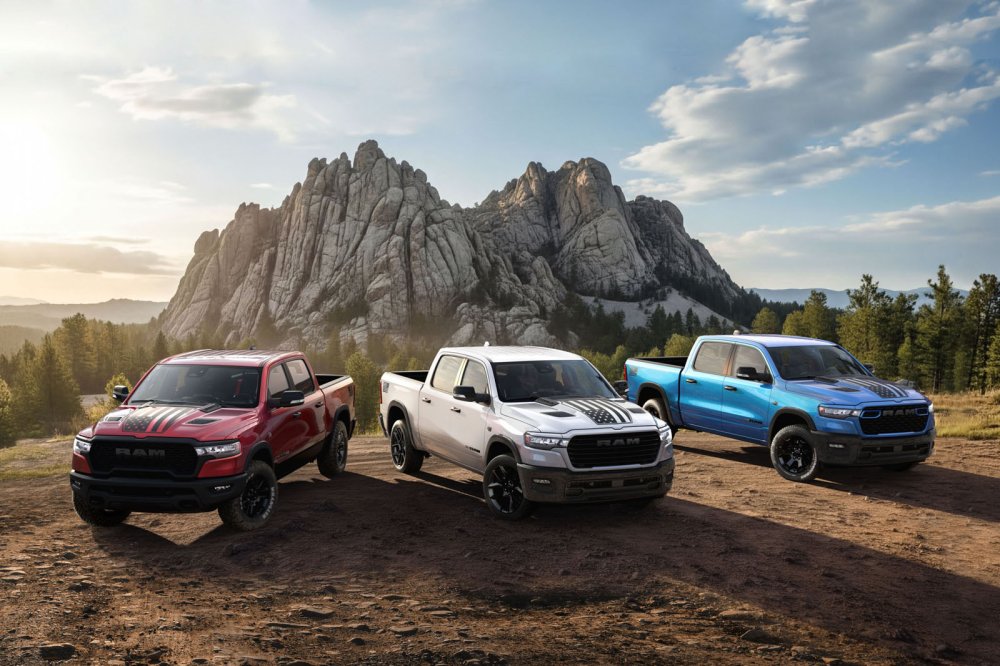 Большой пикап Ram 1500 обзавёлся особенными юбилейными версиями - «Ram»