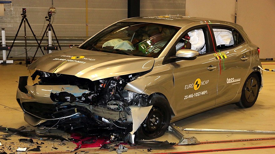 Euro NCAP не рекомендует покупать MG 3 после проведённых краш-тестов - «MG»