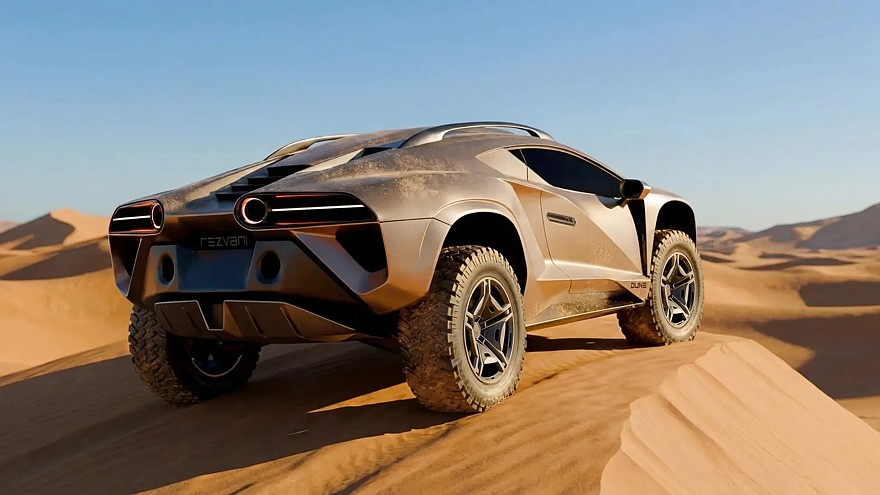 Rezvani Dune: внедорожный суперкар с компрессорным V10 на базе Lamborghini Huracan - «Rezvani»