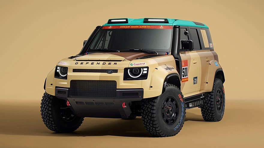 Land Rover готовит экстремальный Defender Dakar с 635-сильным V8 и «режимом полёта» - «Land Rover»