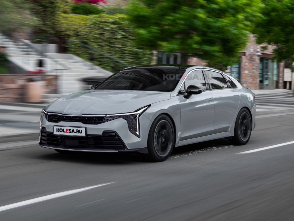 Второй рестайлинг Kia K5: первые изображения - «Kia»