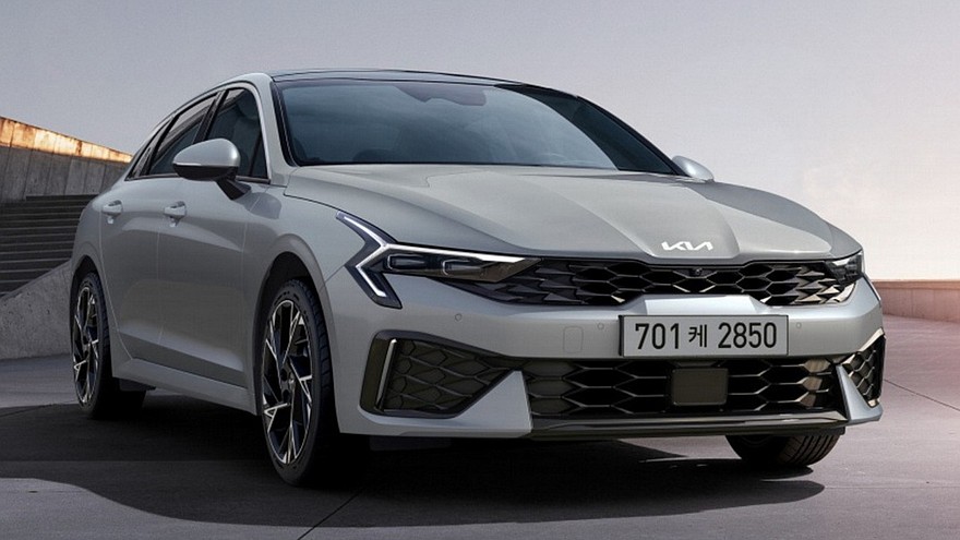 Второй рестайлинг Kia K5: первые изображения - «Kia»