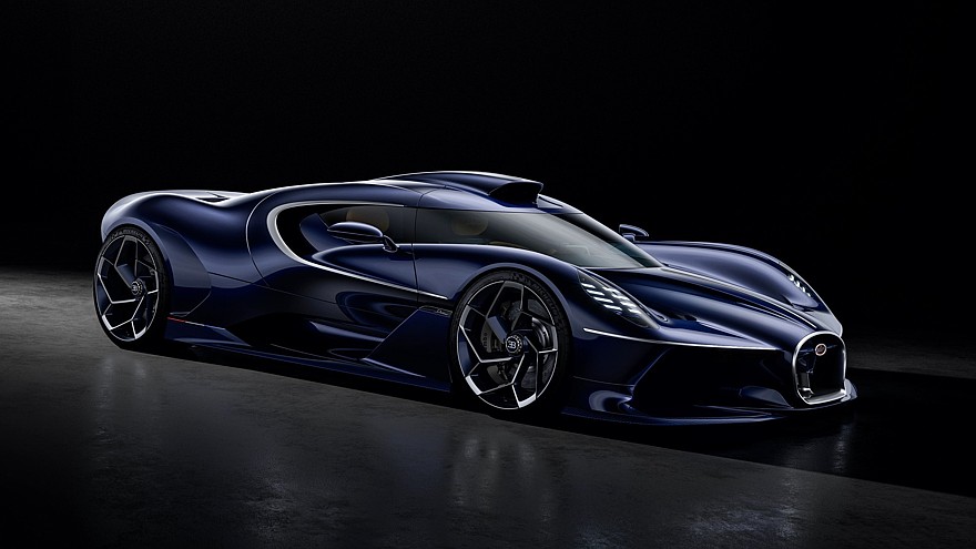 Bugatti Destrier: дорожный «боевой конь» на базе трекового суперкара Bugatti Bolide - «Bugatti»