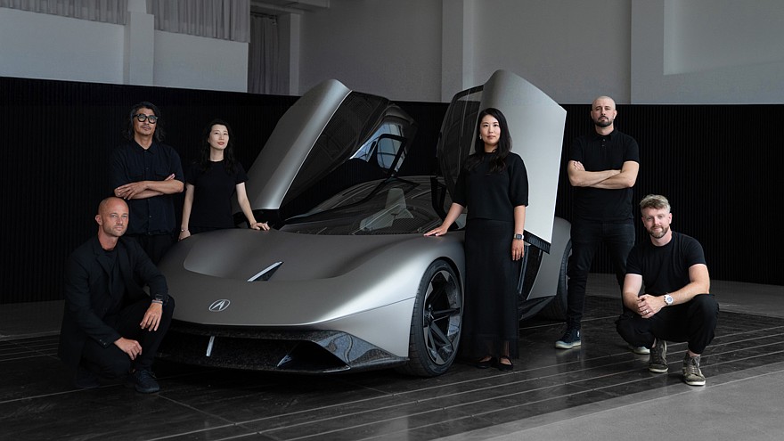 Двухместный спорткар Acura Nexera Vision показал новое направление дизайна бренда - «Acura»