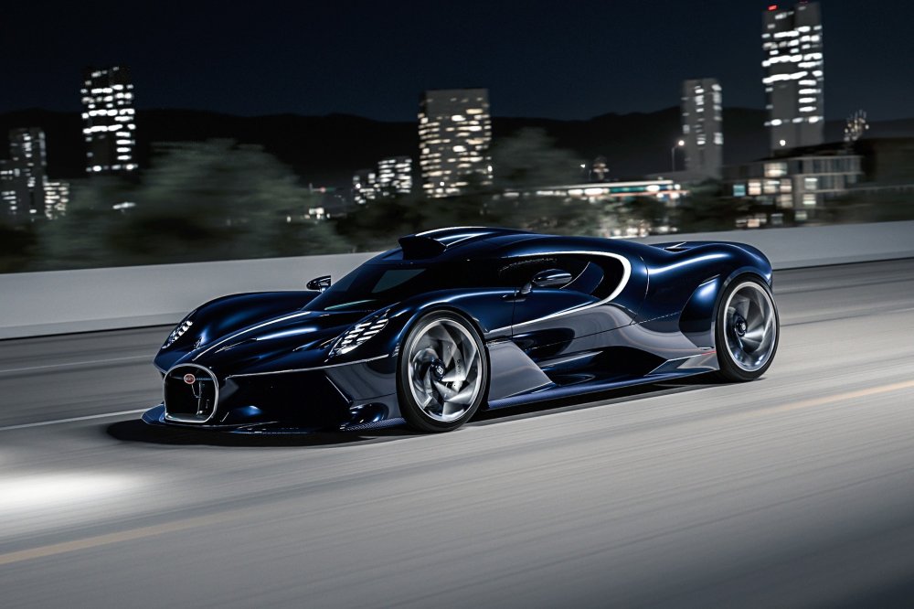 Bugatti Destrier: дорожный «боевой конь» на базе трекового суперкара Bugatti Bolide - «Bugatti»